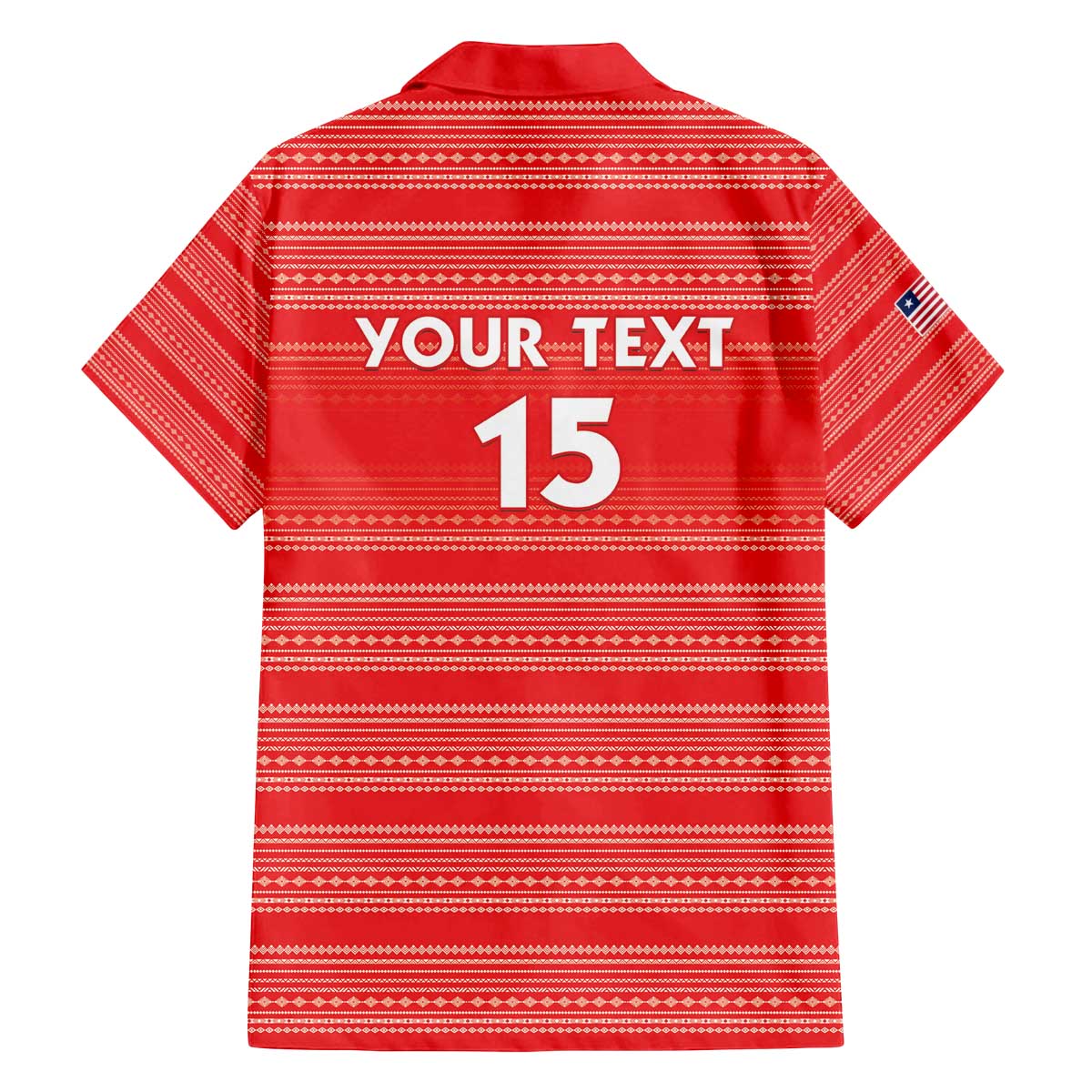 Custom Liberia Football Family Matching Off The Shoulder Long Sleeve Dress and Hawaiian Shirt Women Red Jersey - Wonder Print Shop
