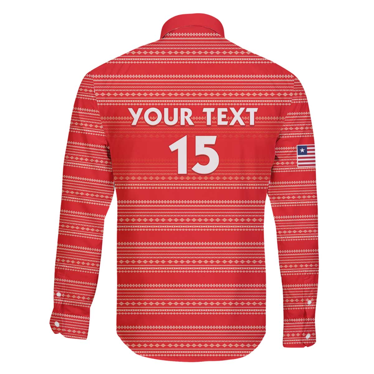 Custom Liberia Football Family Matching Off The Shoulder Long Sleeve Dress and Hawaiian Shirt Women Red Jersey - Wonder Print Shop