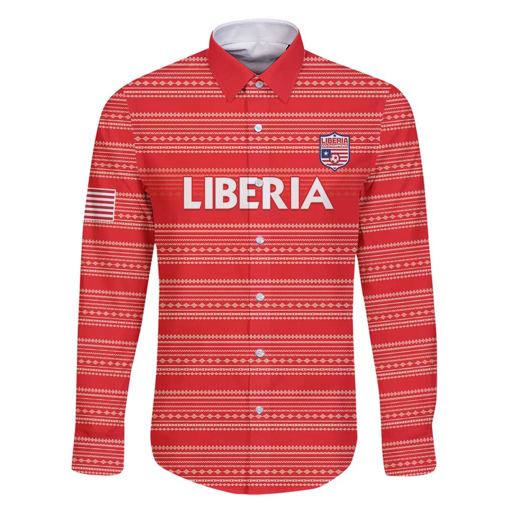 Custom Liberia Football Family Matching Puletasi and Hawaiian Shirt Women Red Jersey - Wonder Print Shop