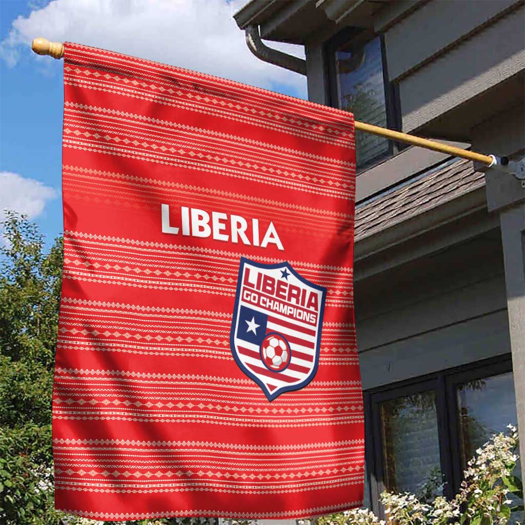 Liberia Football Garden Flag Women Red Jersey - Wonder Print Shop