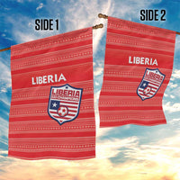 Liberia Football Garden Flag Women Red Jersey - Wonder Print Shop
