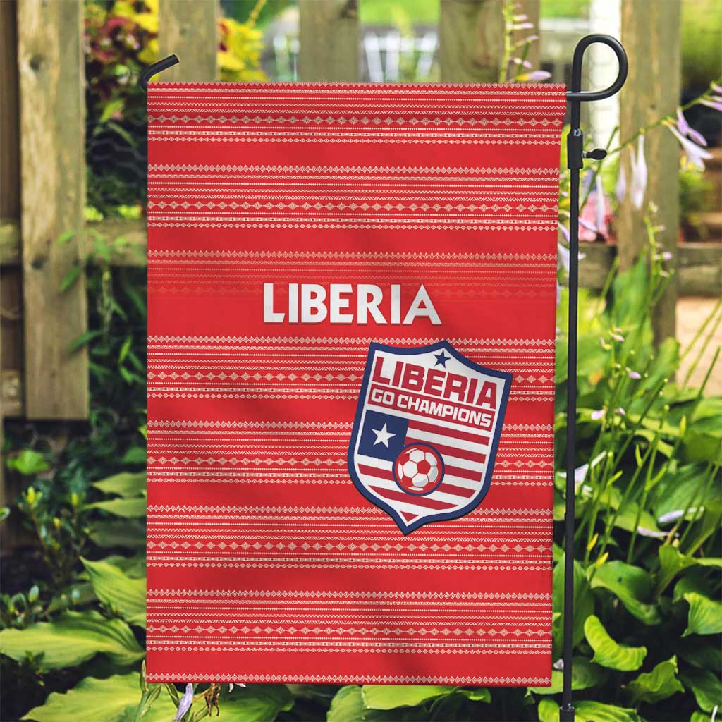 Liberia Football Garden Flag Women Red Jersey - Wonder Print Shop