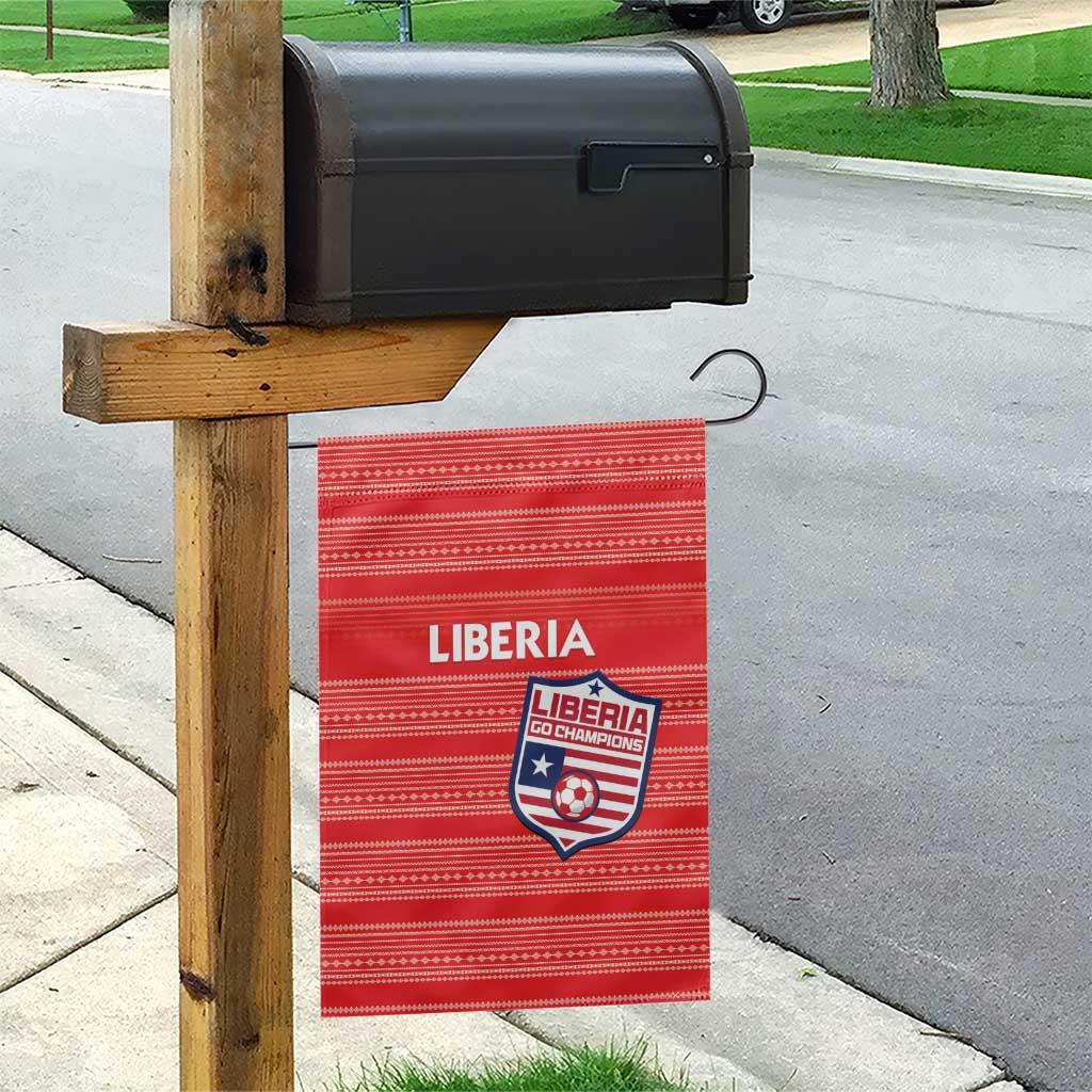 Liberia Football Garden Flag Women Red Jersey - Wonder Print Shop