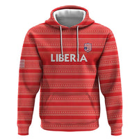 Custom Liberia Football Hoodie Women Red Jersey - Wonder Print Shop