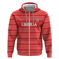 Custom Liberia Football Hoodie Women Red Jersey - Wonder Print Shop