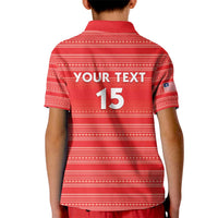 Custom Liberia Football Kid Polo Shirt Women Red Jersey - Wonder Print Shop