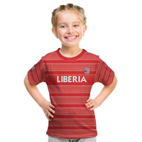 Custom Liberia Football Kid T Shirt Women Red Jersey - Wonder Print Shop