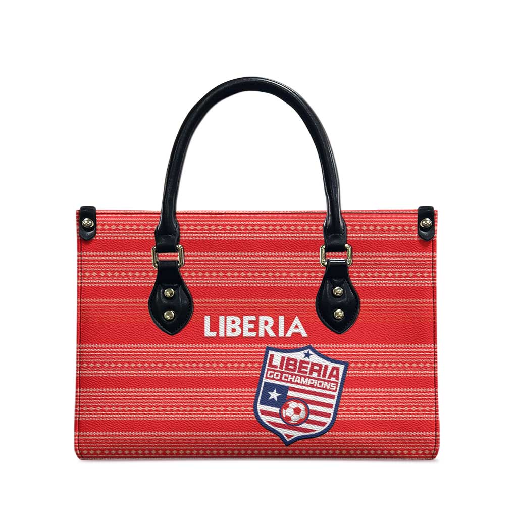 Liberia Football Leather Bag Women Red Jersey - Wonder Print Shop