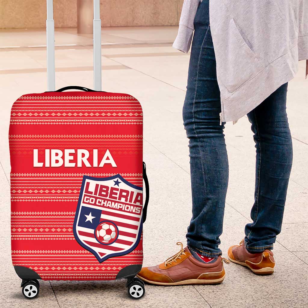 Liberia Football Luggage Cover Women Red Jersey - Wonder Print Shop