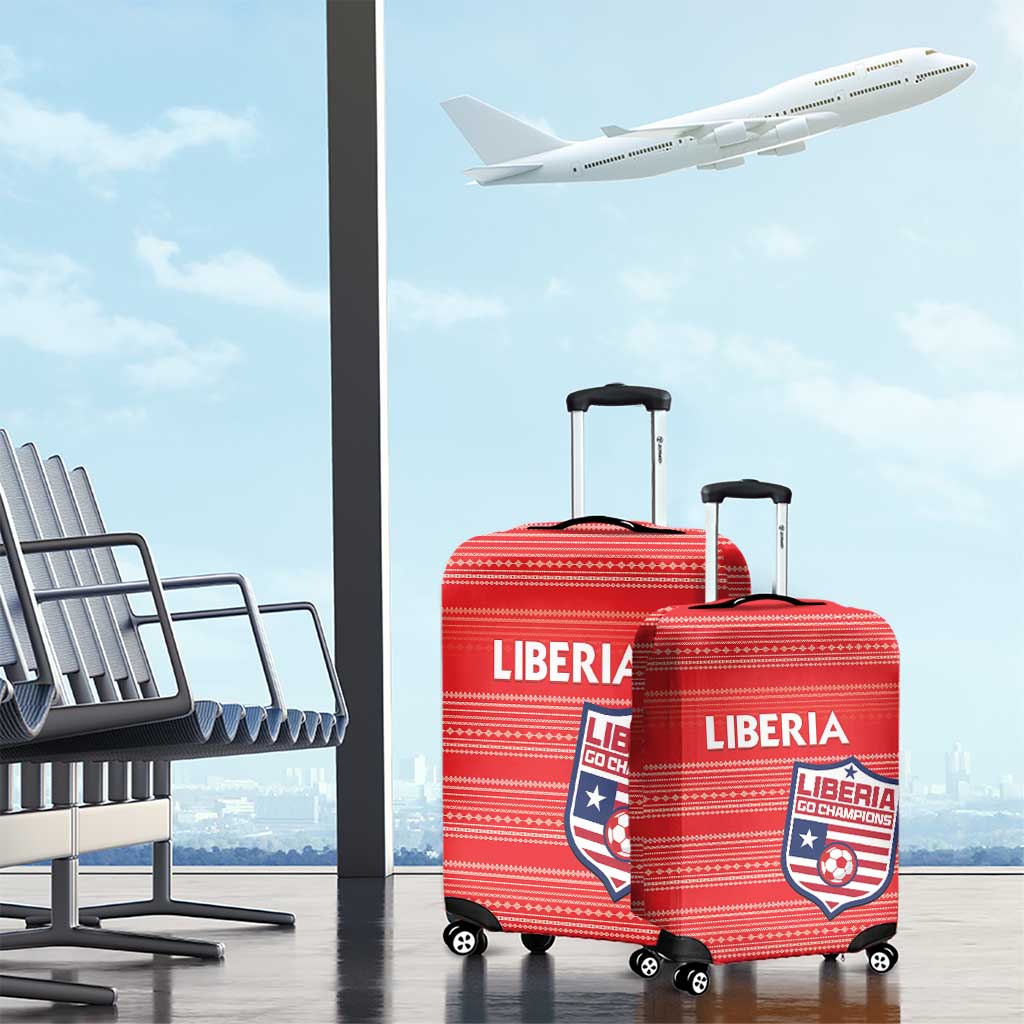 Liberia Football Luggage Cover Women Red Jersey - Wonder Print Shop