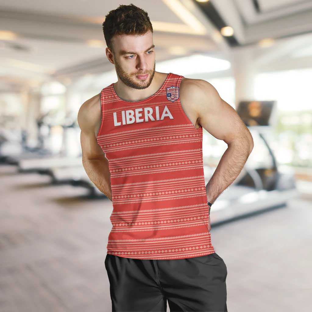Custom Liberia Football Men Tank Top Women Red Jersey - Wonder Print Shop
