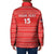 Custom Liberia Football Padded Jacket Women Red Jersey - Wonder Print Shop