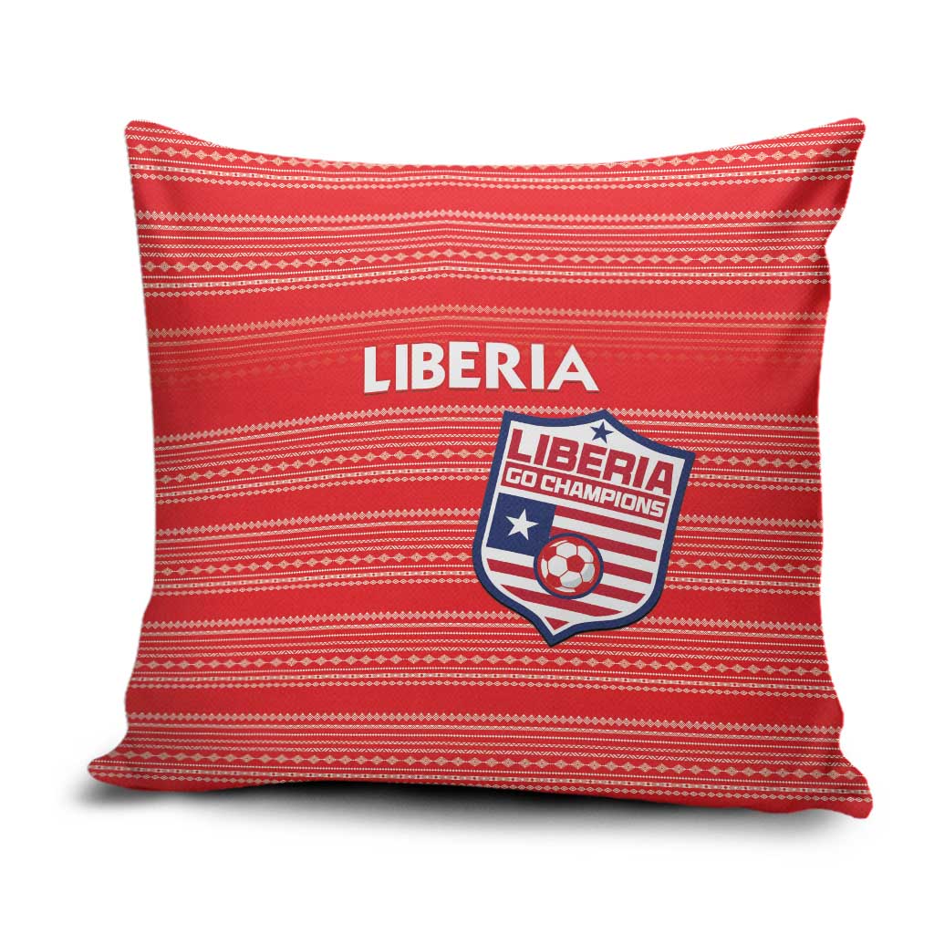 Liberia Football Pillow Cover Women Red Jersey - Wonder Print Shop