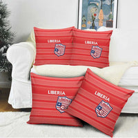 Liberia Football Pillow Cover Women Red Jersey - Wonder Print Shop