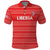 Custom Liberia Football Polo Shirt Women Red Jersey - Wonder Print Shop