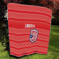 Liberia Football Quilt Women Red Jersey - Wonder Print Shop