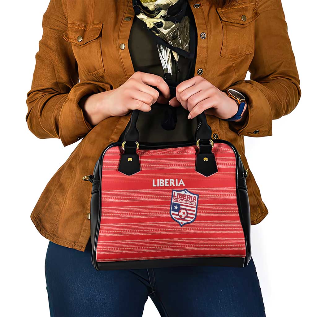 Liberia Football Shoulder Handbag Women Red Jersey - Wonder Print Shop