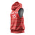 Custom Liberia Football Sleeveless Hoodie Women Red Jersey - Wonder Print Shop