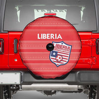 Liberia Football Spare Tire Cover Women Red Jersey - Wonder Print Shop