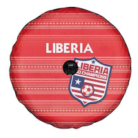 Liberia Football Spare Tire Cover Women Red Jersey - Wonder Print Shop