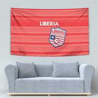 Liberia Football Tapestry Women Red Jersey - Wonder Print Shop