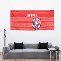 Liberia Football Tapestry Women Red Jersey - Wonder Print Shop
