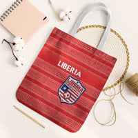 Liberia Football Tote Bag Women Red Jersey - Wonder Print Shop