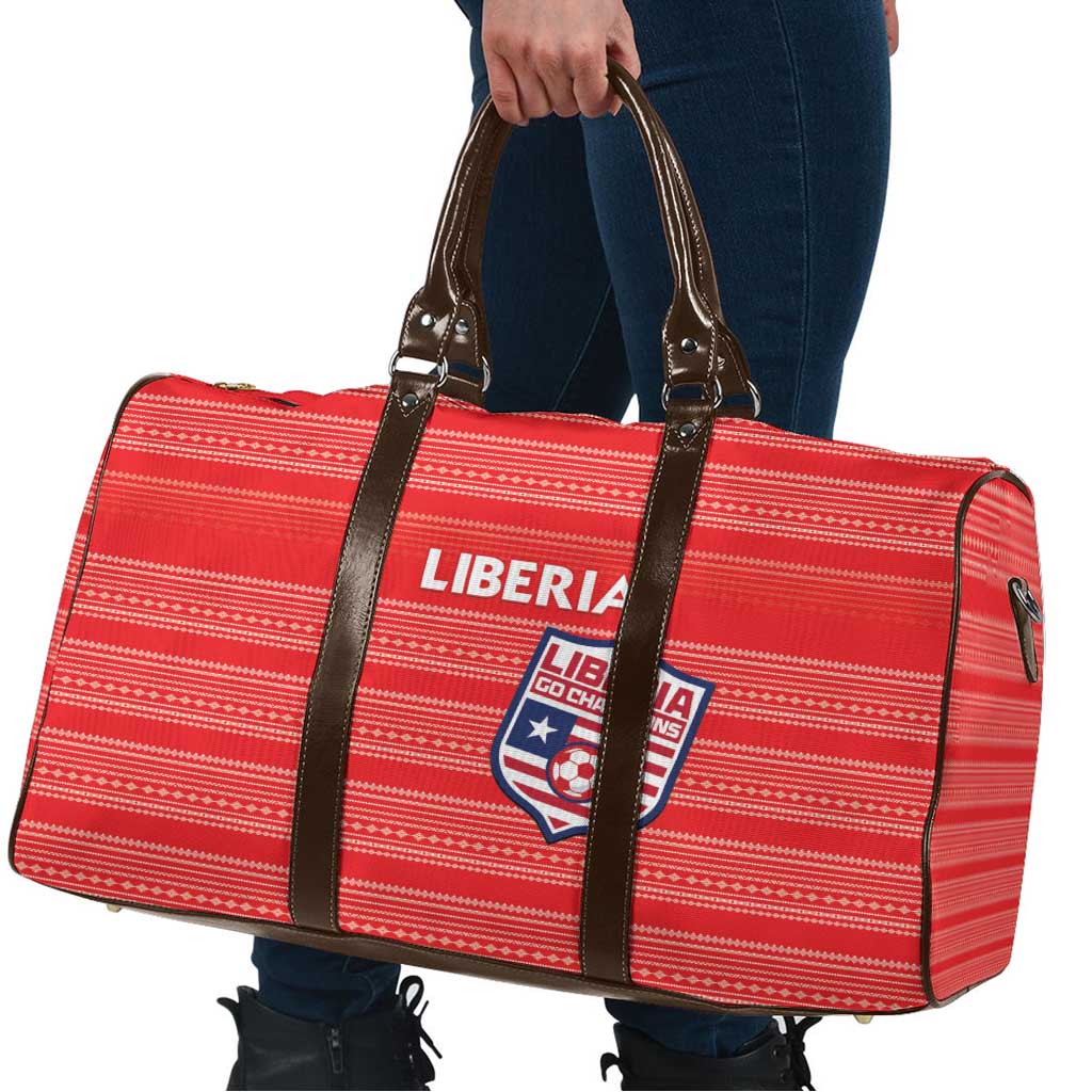 Liberia Football Travel Bag Women Red Jersey - Wonder Print Shop
