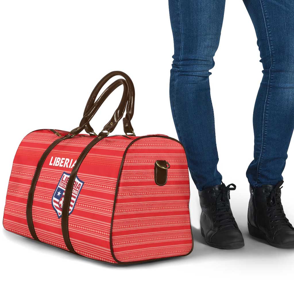 Liberia Football Travel Bag Women Red Jersey - Wonder Print Shop