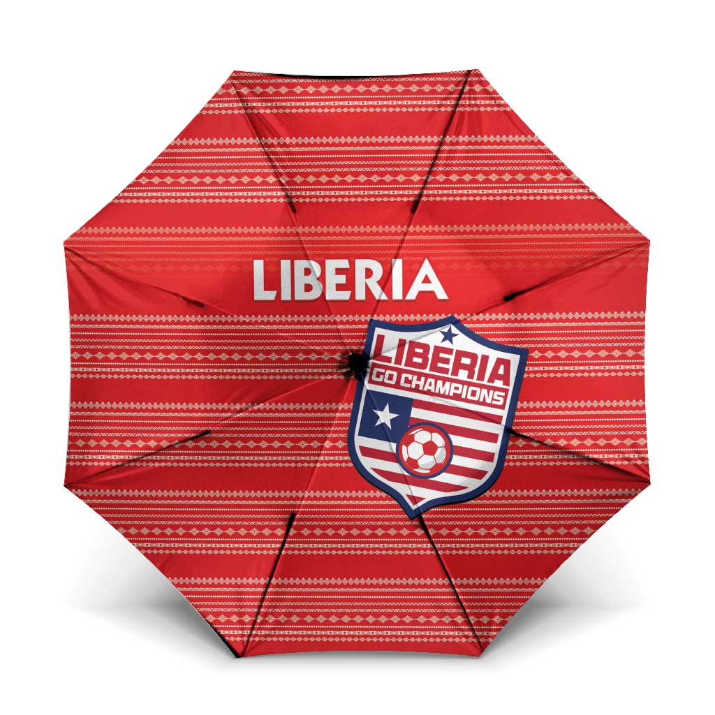 Liberia Football Umbrella Women Red Jersey - Wonder Print Shop