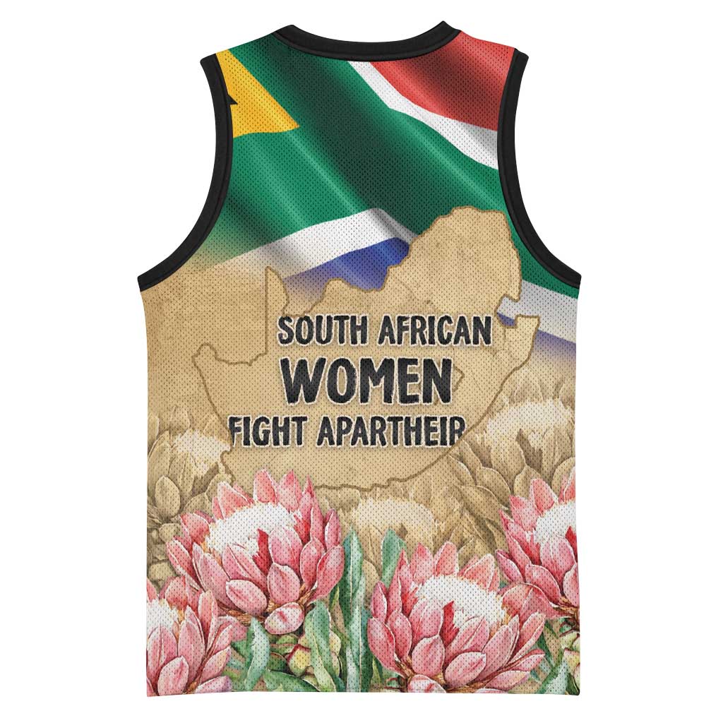 South African Women Mobilisation Basketball Jersey Wathint Abafazi Wathint Imbokodo - Wonder Print Shop