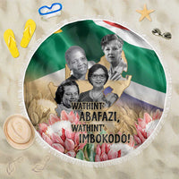 South African Women Mobilisation Beach Blanket Wathint Abafazi Wathint Imbokodo - Wonder Print Shop