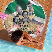 South African Women Mobilisation Beach Blanket Wathint Abafazi Wathint Imbokodo - Wonder Print Shop