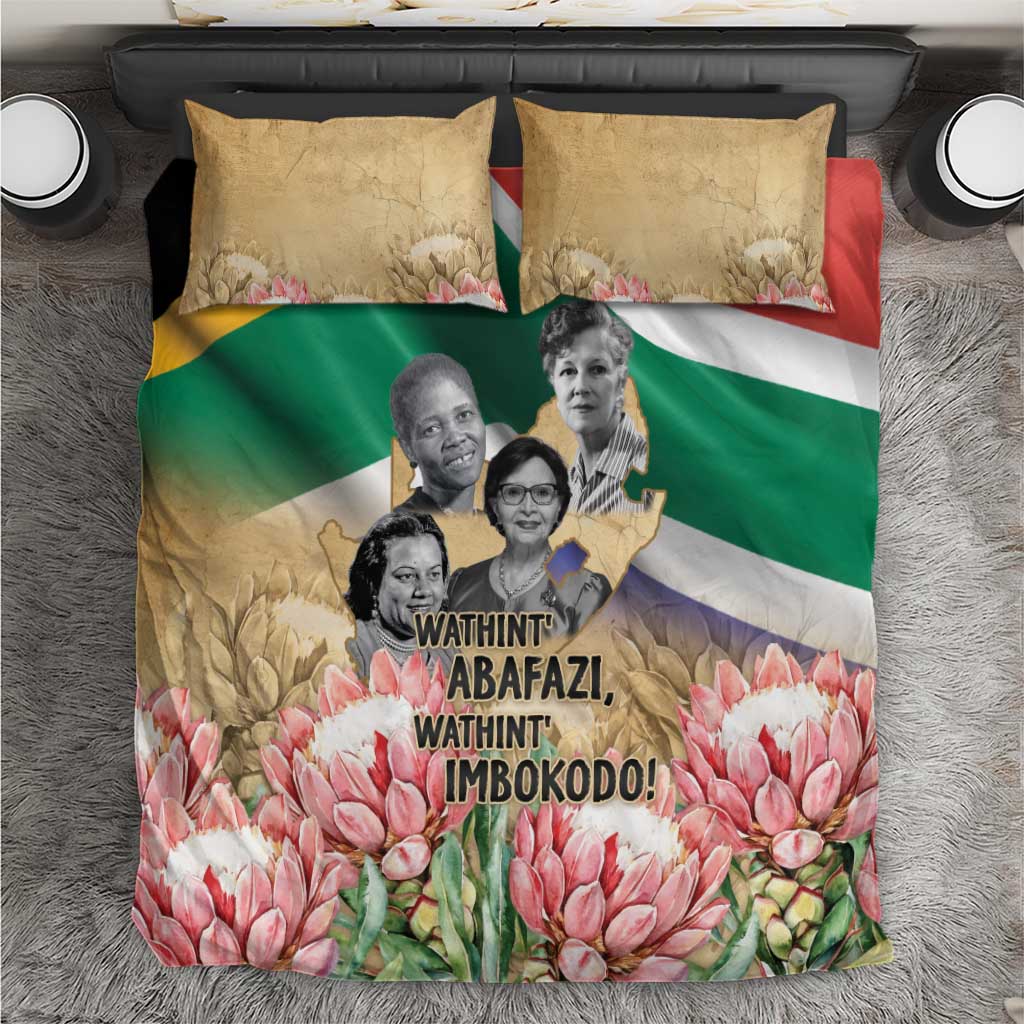 South African Women Mobilisation Bedding Set Wathint Abafazi Wathint Imbokodo - Wonder Print Shop