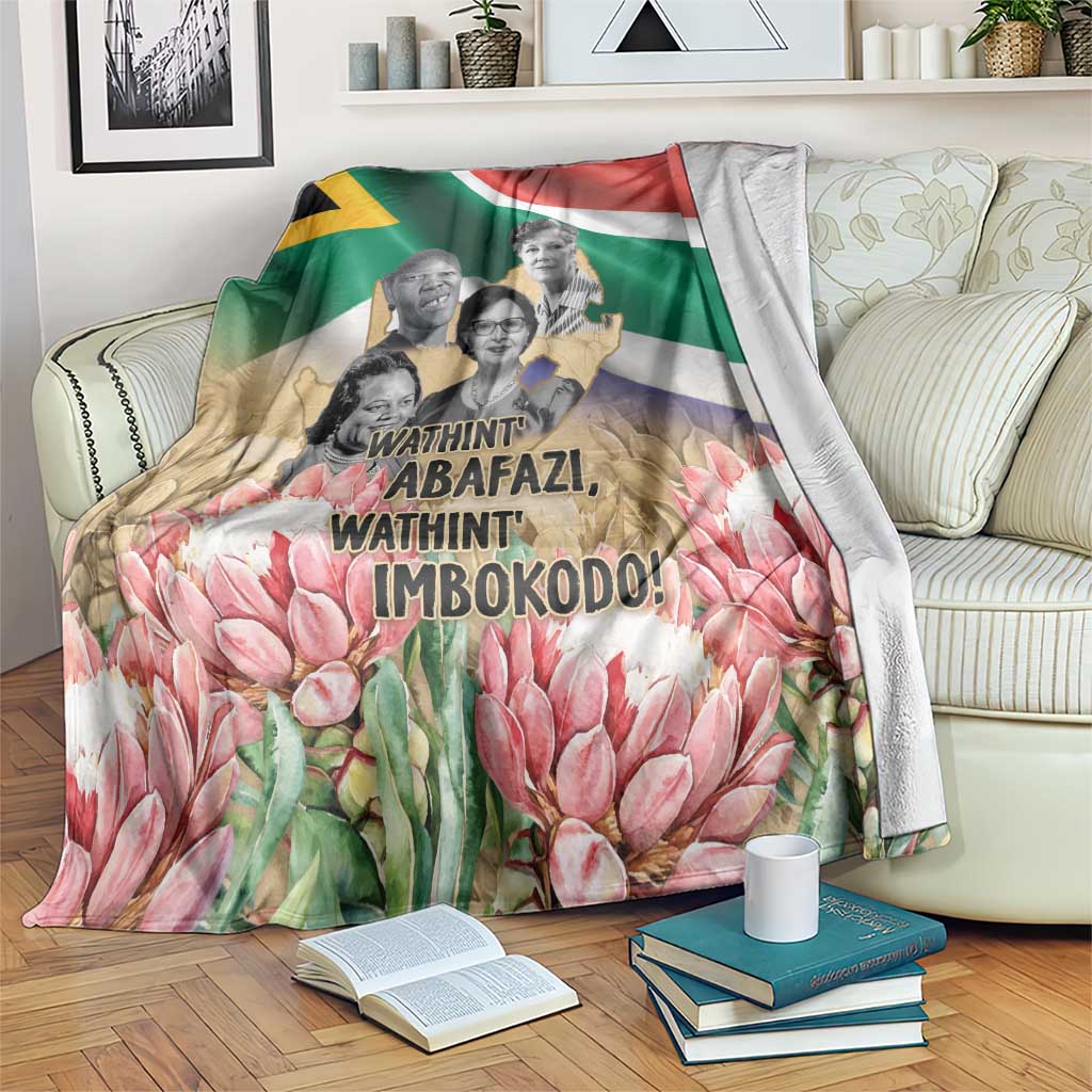 South African Women Mobilisation Blanket Wathint Abafazi Wathint Imbokodo - Wonder Print Shop
