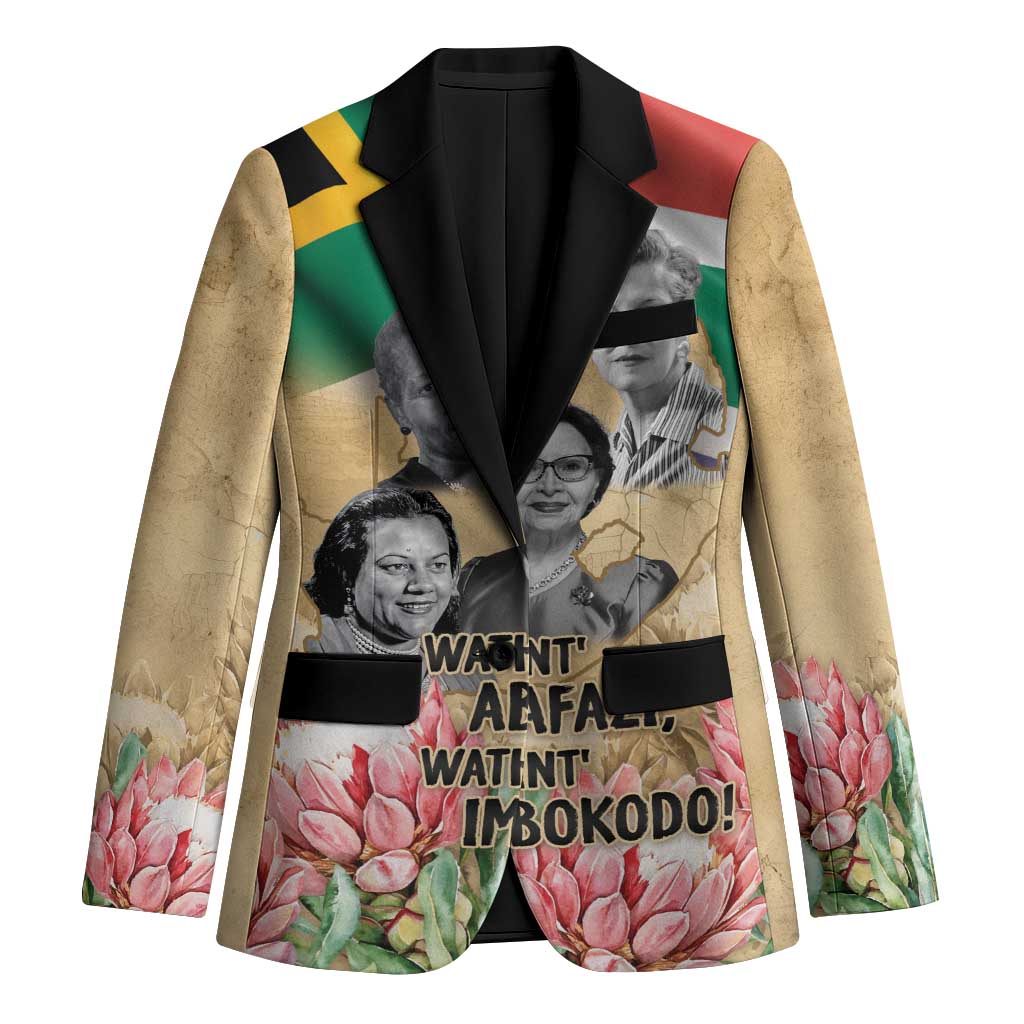 South African Women Mobilisation Blazer Wathint Abafazi Wathint Imbokodo - Wonder Print Shop