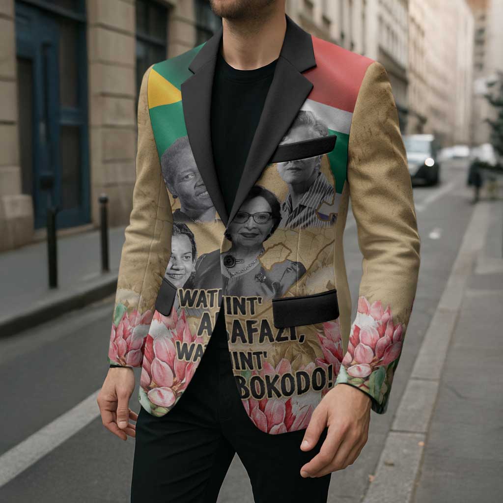 South African Women Mobilisation Blazer Wathint Abafazi Wathint Imbokodo - Wonder Print Shop