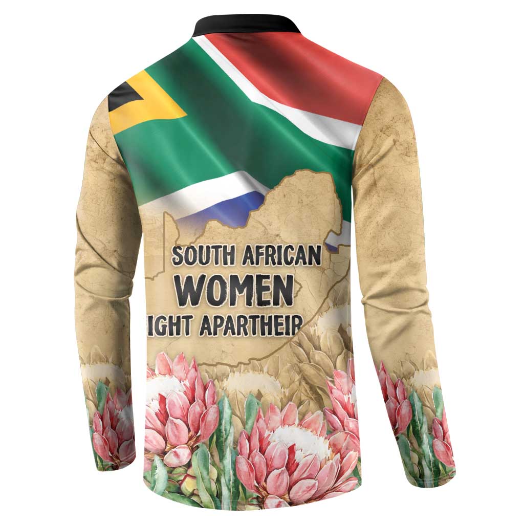 South African Women Mobilisation Button Sweatshirt Wathint Abafazi Wathint Imbokodo - Wonder Print Shop