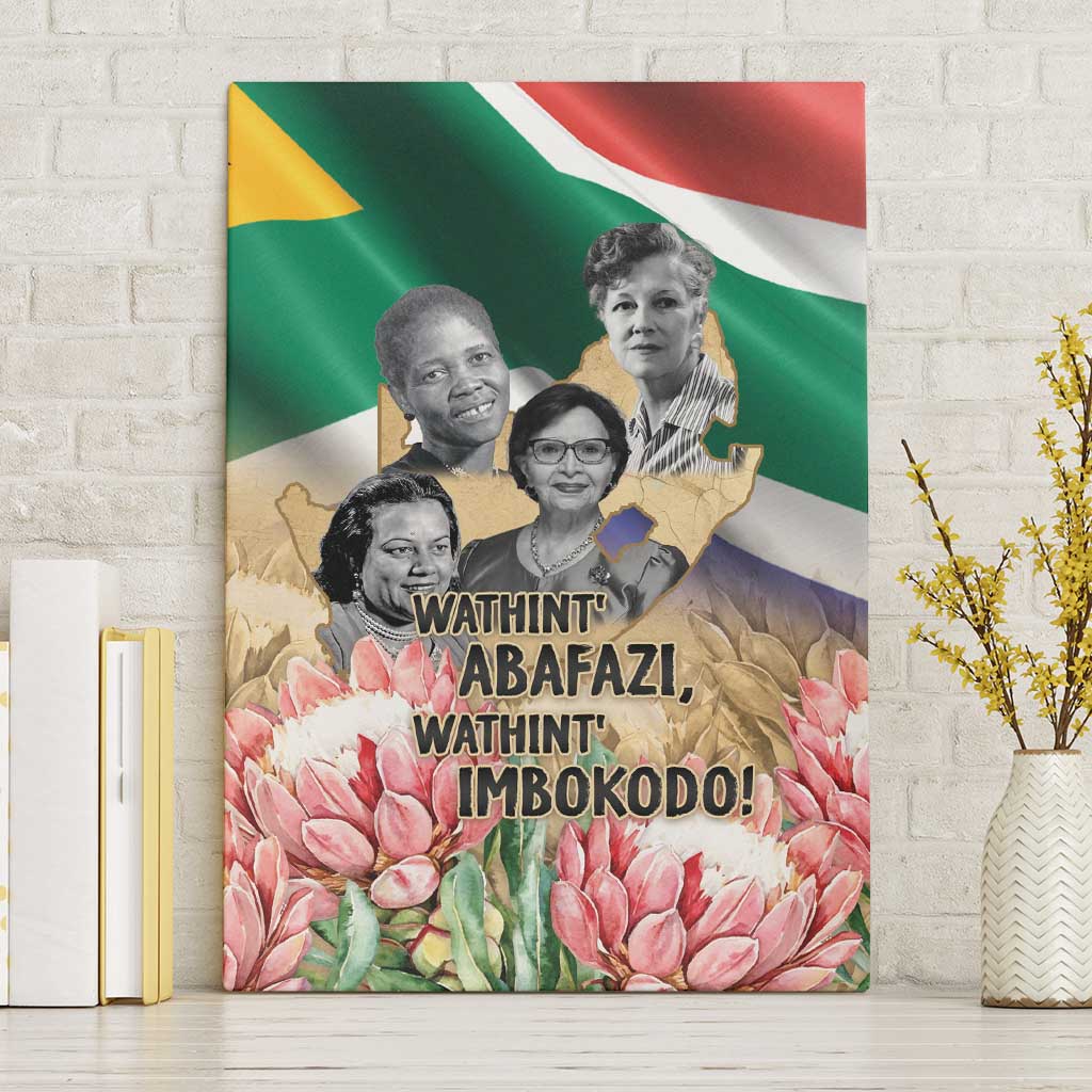South African Women Mobilisation Canvas Wall Art Wathint Abafazi Wathint Imbokodo - Wonder Print Shop
