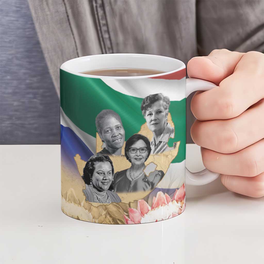 South African Women Mobilisation Ceramic Mug Wathint Abafazi Wathint Imbokodo - Wonder Print Shop