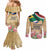 South African Women Mobilisation Couples Matching Mermaid Dress and Long Sleeve Button Shirt Wathint Abafazi Wathint Imbokodo - Wonder Print Shop