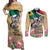 South African Women Mobilisation Couples Matching Off Shoulder Maxi Dress and Long Sleeve Button Shirt Wathint Abafazi Wathint Imbokodo - Wonder Print Shop