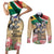 South African Women Mobilisation Couples Matching Short Sleeve Bodycon Dress and Long Sleeve Button Shirt Wathint Abafazi Wathint Imbokodo - Wonder Print Shop
