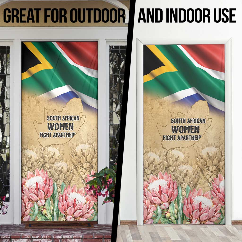 South African Women Mobilisation Door Cover Wathint Abafazi Wathint Imbokodo - Wonder Print Shop