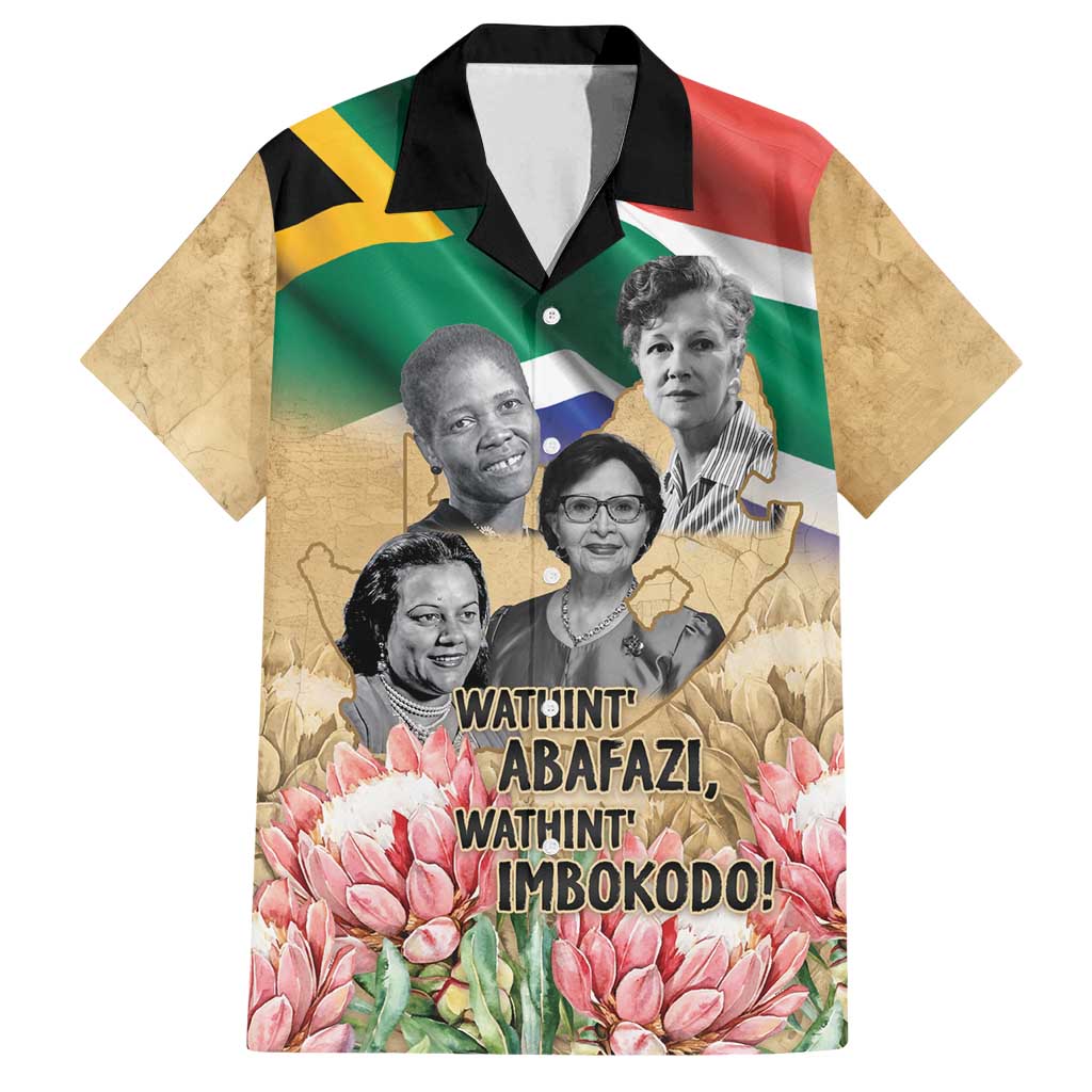 South African Women Mobilisation Family Matching Puletasi and Hawaiian Shirt Wathint Abafazi Wathint Imbokodo - Wonder Print Shop
