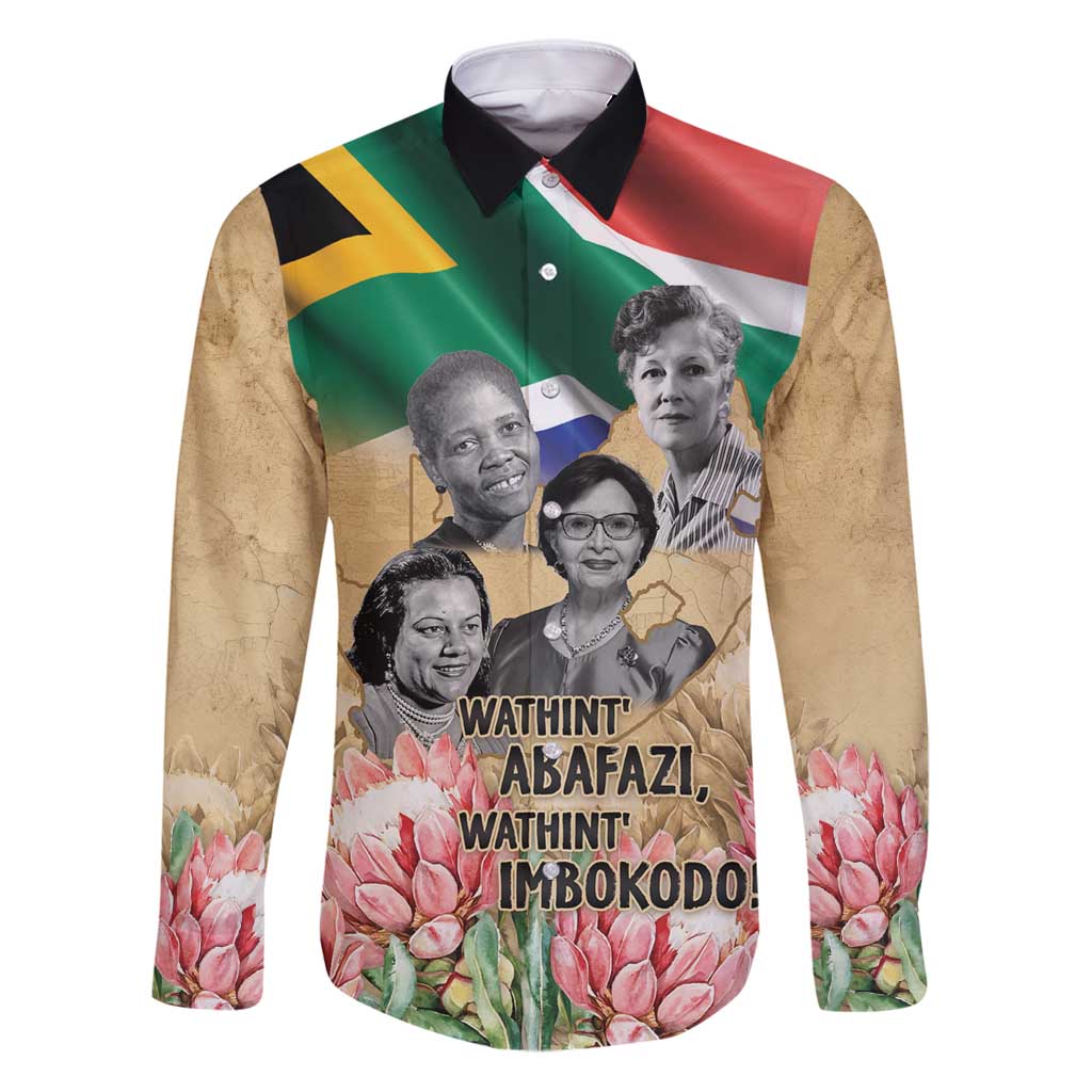 South African Women Mobilisation Family Matching Puletasi and Hawaiian Shirt Wathint Abafazi Wathint Imbokodo - Wonder Print Shop