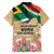 South African Women Mobilisation Family Matching Short Sleeve Bodycon Dress and Hawaiian Shirt Wathint Abafazi Wathint Imbokodo - Wonder Print Shop