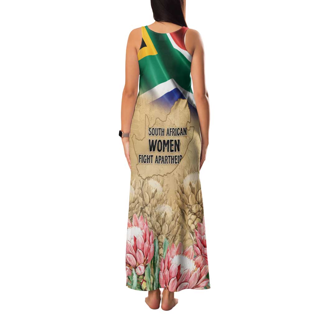 South African Women Mobilisation Family Matching Tank Maxi Dress and Hawaiian Shirt Wathint Abafazi Wathint Imbokodo - Wonder Print Shop