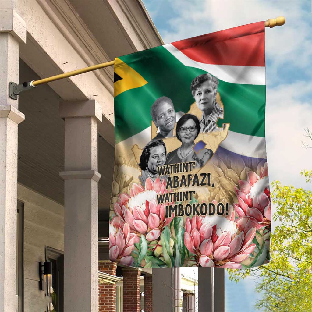 South African Women Mobilisation Garden Flag Wathint Abafazi Wathint Imbokodo - Wonder Print Shop