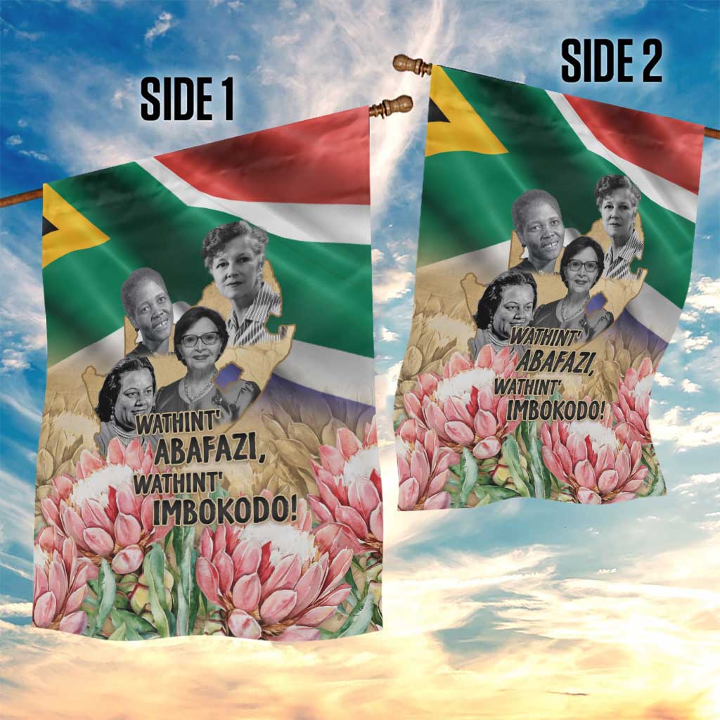 South African Women Mobilisation Garden Flag Wathint Abafazi Wathint Imbokodo - Wonder Print Shop